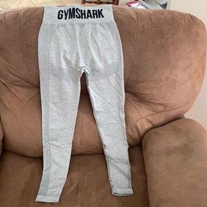 Grey gym-shark leggings size small
